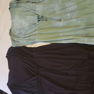 Lot of 2 swimsuit coverups.